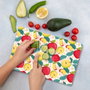 Hermia Tabla de Cortar de Vidrio Templado 30 x 40 cm Multicolor